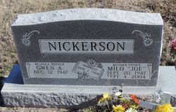 Milo “Joe” Nickerson 