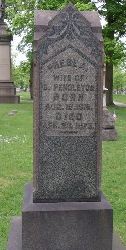 Phebe A. <I>Thompson</I> Pendleton 