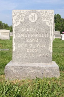 Mary E <I>Allred</I> Underwood 