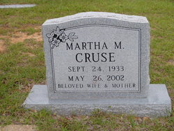 Martha Mynon <I>Burns</I> Cruse 