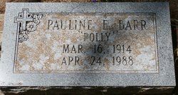 Pauline E “Polly” <I>Gottschall</I> Barr 