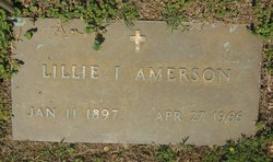 Lillian Idell “Lillie” <I>Barkley</I> Amerson 