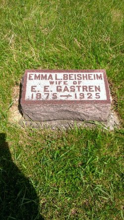 Emma Louise <I>Beisheim</I> Gastren 