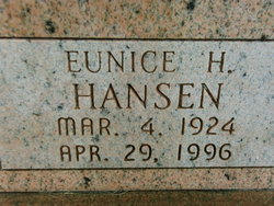 Eunice Hortance <I>Piechan</I> Hansen 