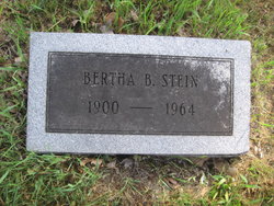 Bertha B <I>Cornwell</I> Stein 