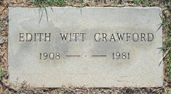 Edith Lorene <I>Witt</I> Crawford 