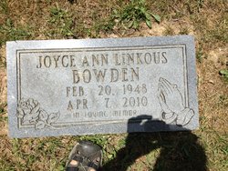 Joyce Ann <I>Linkous</I> Bowden 