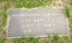 June Mary <I>Clement</I> Fife 