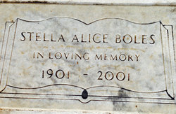 Stella Alice <I>Montgomery</I> Boles 