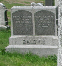 Mary A <I>Barlow</I> Baldwin 