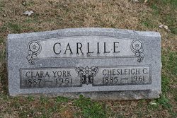 Clara <I>York</I> Carlile 
