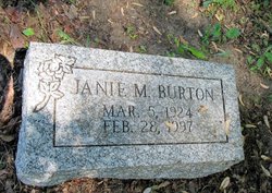 Janie Mae <I>Brice</I> Burton 