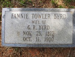 Fannie <I>Towler</I> Byrd 