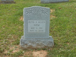 Ruth Ann <I>Sunday</I> Allen 