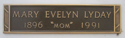 Mary Evelyn <I>Wilson</I> Lyday 