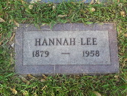 Hannah <I>Olson</I> Lee 