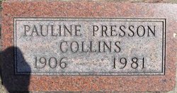 Pauline <I>Presson</I> Collins 