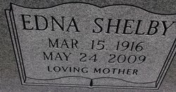 Edna <I>Shelby</I> Bonawit 