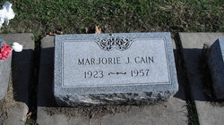 Marjorie <I>Johnson</I> Cain 