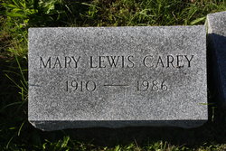 Mary Lewis <I>Hall</I> Carey 