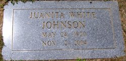 Juanita <I>White</I> Johnson 