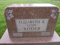 Elizabeth G. “Lizzie” <I>Kauffman</I> Yoder 