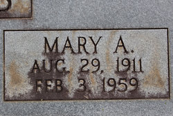 Mary Alice <I>Lane</I> Adams 