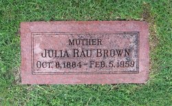 Julia Lena <I>Rau</I> Brown 