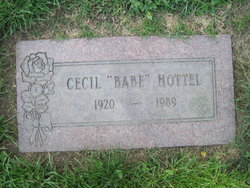 Cecil Rosalyn “Babe” <I>Boland</I> Hottel 