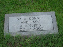 Sara Dora <I>Conner</I> Anderson 