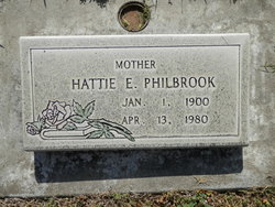 Hattie Ethel <I>Porter</I> Philbrook 