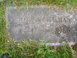 Ada May <I>Wilkinson</I> Thoms 