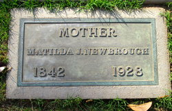 Matilda J. <I>Bachtenkircher</I> Newbrough 