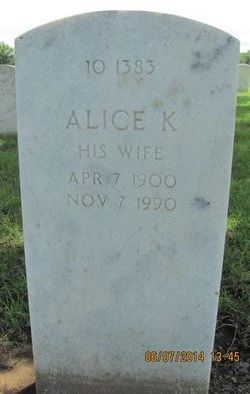 Alice K Anderson 