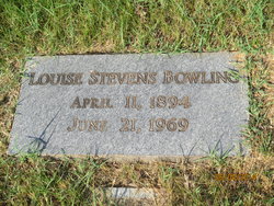 Mrs Annie Louise <I>Stevens</I> Bowling 
