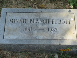 Minnie Blanche <I>Robertson</I> Elliott 