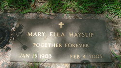 Mary Ella <I>Knight</I> Hayslip 