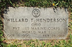 PVT Willard Turner Henderson 