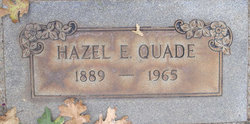 Hazel E. <I>Morey</I> Quade 