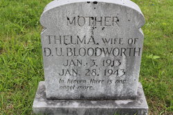 Thelma B <I>Tucker</I> Bloodworth 