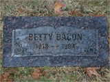 Betty Virginia <I>Park</I> Bacon 