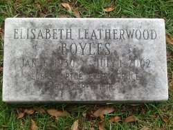 Elisabeth <I>Leatherwood</I> Boyles 