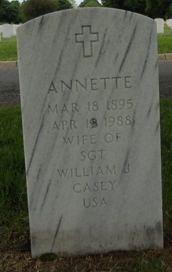 Annette <I>Marquette</I> Casey 