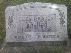 Elizabeth <I>Logsdon</I> Wathen 