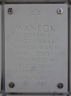 Joseph Frank “Joe” Waneck 