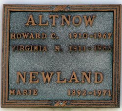 Virginia R <I>Newland</I> Altnow 