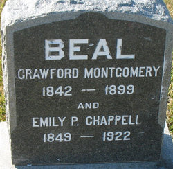 Emily Peale “Emma” <I>Chappell</I> Beal 