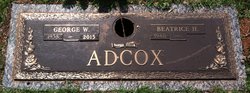 George W Adcox Jr.