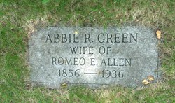 Abbie Rebecca <I>Green</I> Allen 