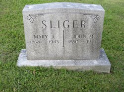Mary J <I>Conn</I> Sliger 